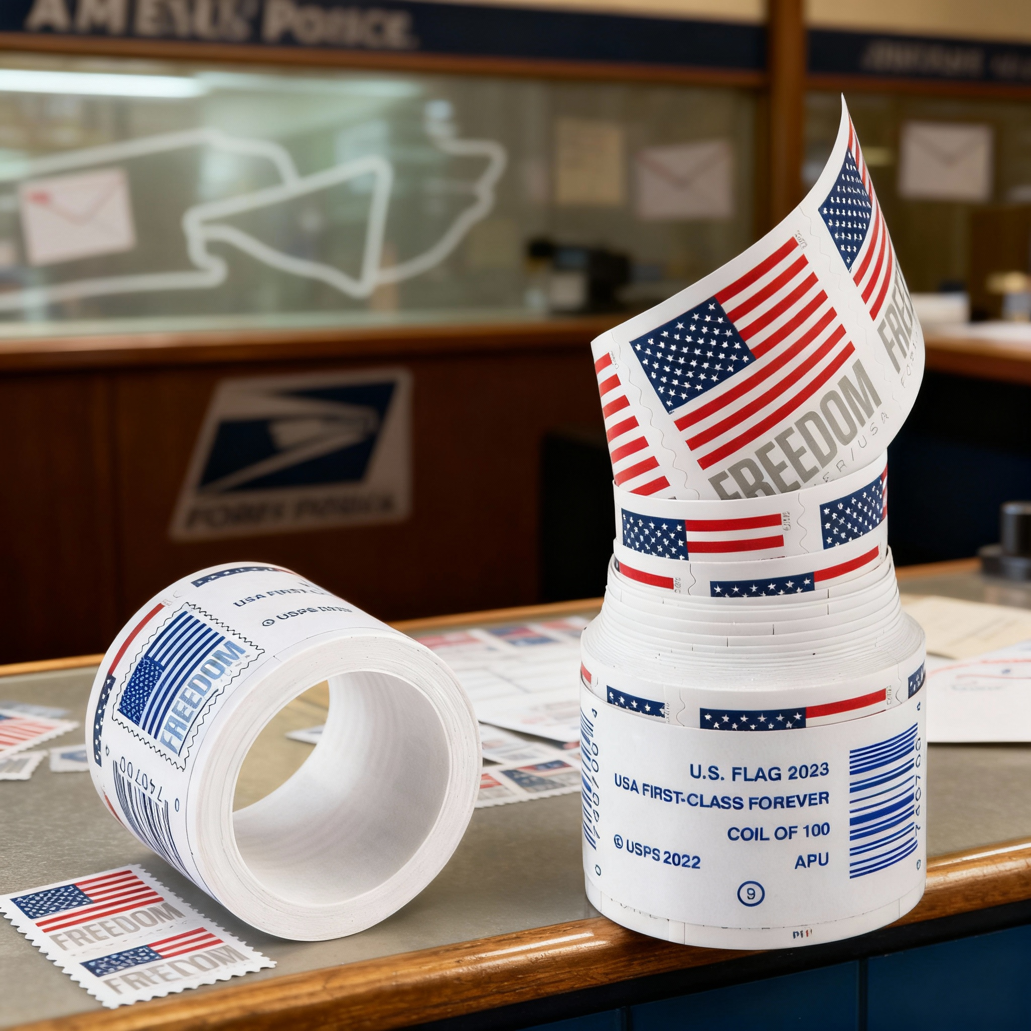 2023 US Flags Freedom Booklets Rolls Forever First Class Postage Stamps